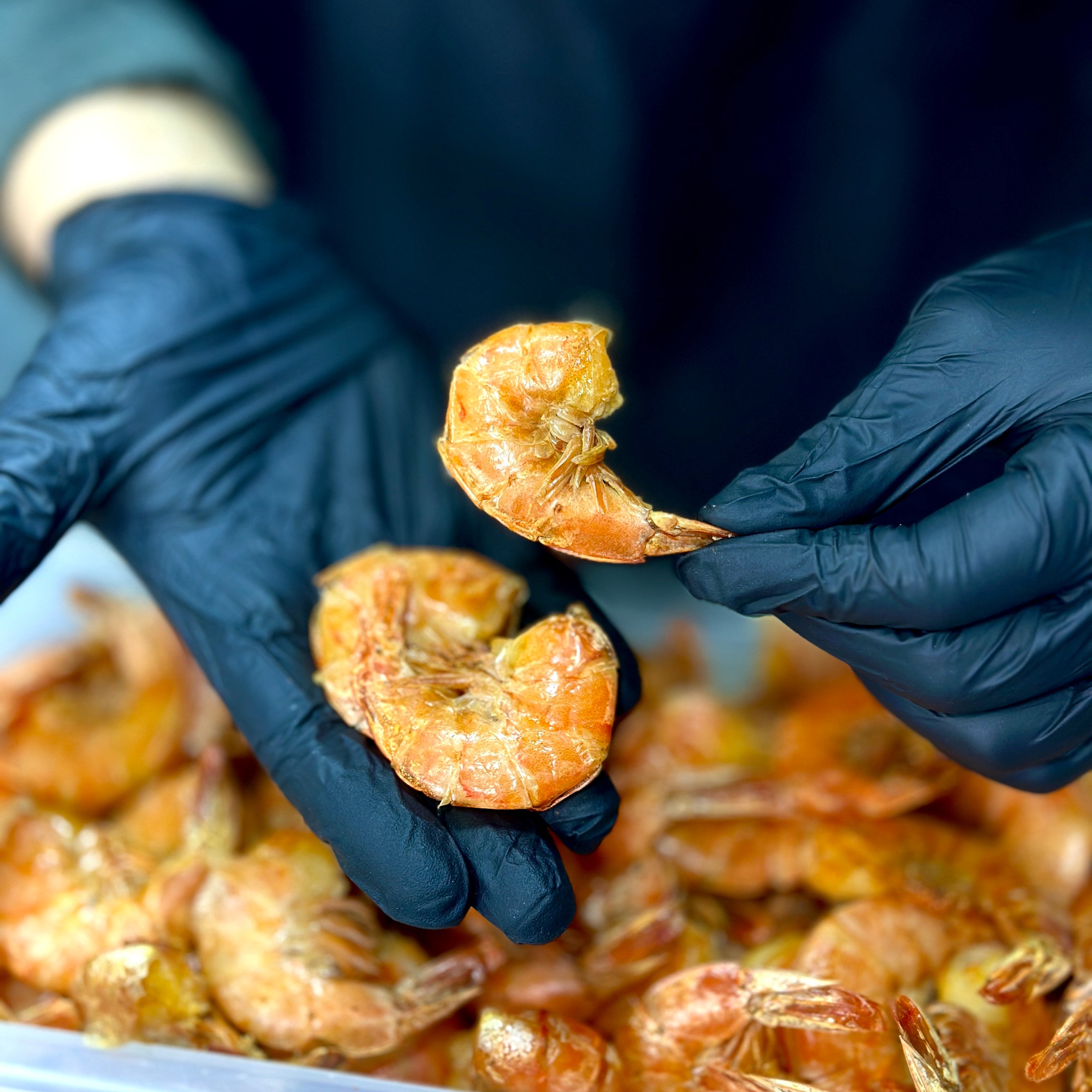 Креветка копчена