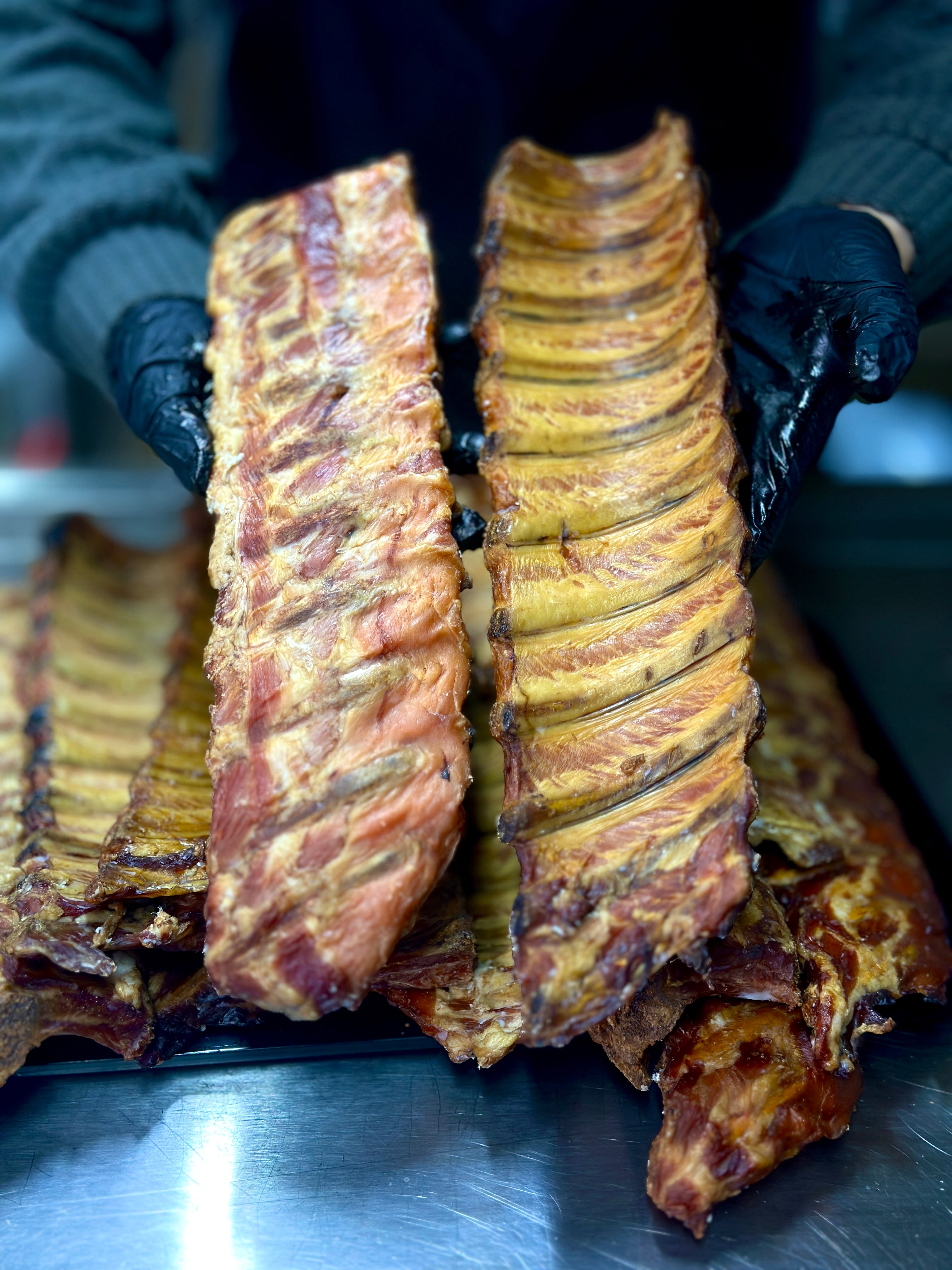 Ребра тонкі копчені