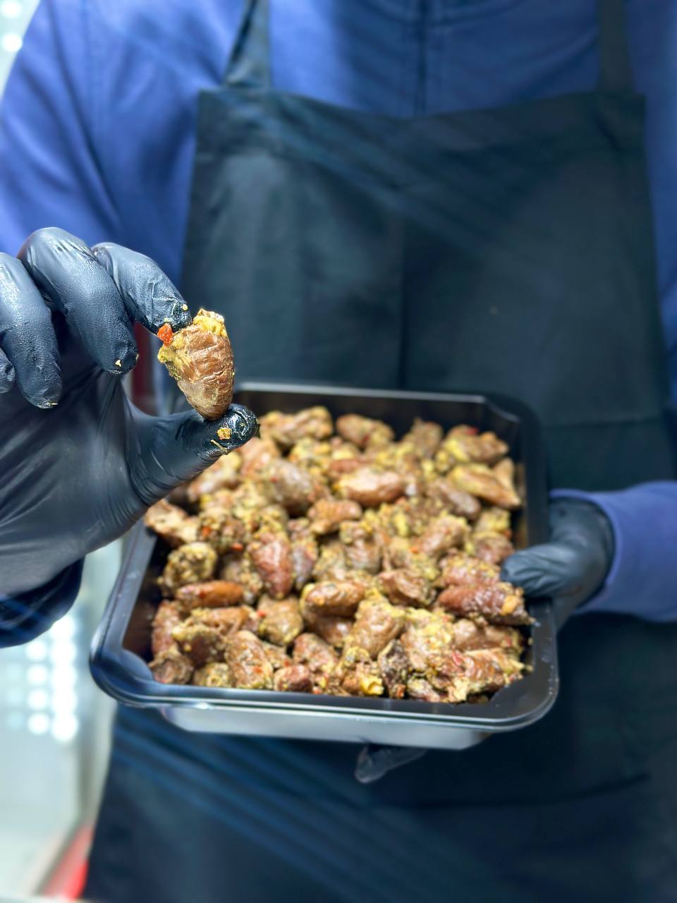 Курячі серця копчені