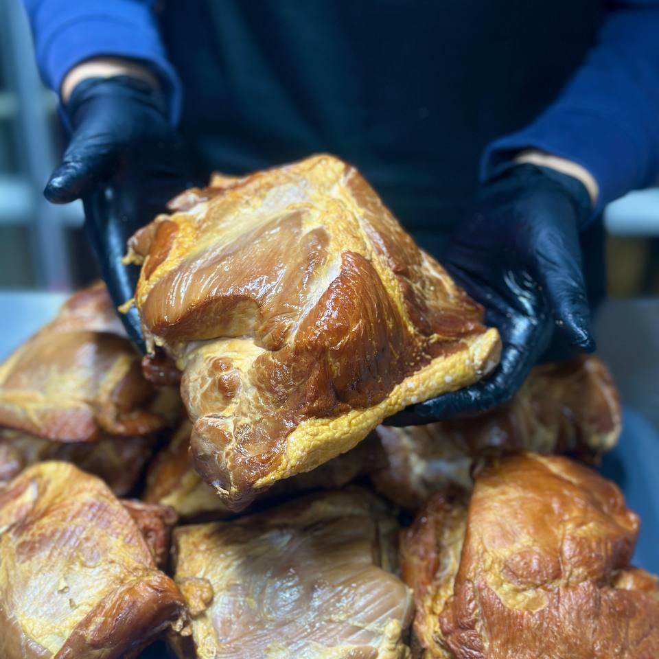 Ребра трикутні копчені